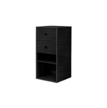 Billede af Audo Copenhagen Frame 70 70x35 cm inkl. 2 Hylder - Sortbejdset Ask