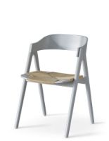 Billede af Findahl by Hammel METTE Spisebordsstol SH: 45 cm - Lysegrålakeret Bøg/Natur