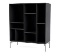 Billede af Montana Selection Compile Reol med ben 69,6x69,6x30 cm - 04 Anthracite / Chrome