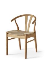 Billede af Findahl by Hammel FRIDA Spisebordsstol med naturflet SH: 46 cm - Olieret Eg/Natur