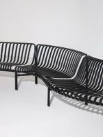 Billede af HAY Palissade Park Dining Bench In-Out Starter Set/Set Of 2 L: 283 cm - Anthracite 