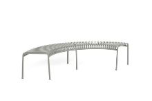 Billede af HAY Palissade Park Bench Incl. Middle Leg L: 218 cm - Sky Grey 