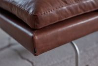 Billede af Søren Lund Dicentra 70 Daybed L: 190 cm - Teak Genova Læder/Flex Sokkel