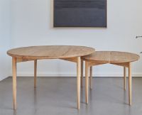 Billede af Duus & Møller Autumn Sofabord Ø: 80 cm - Massiv eg