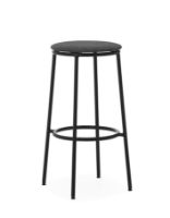 Billede af Normann Copenhagen Circa Barstol Polstret H: 75 cm - Sort MLF16