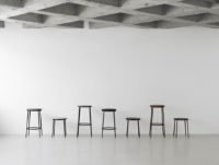 Billede af Normann Copenhagen Circa Barstol Polstret H: 75 cm - Sort MLF16