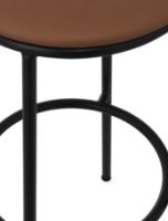 Billede af Normann Copenhagen Circa Barstol Polstret H: 75 cm - Ultra Læder Brandy 41574