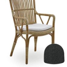 Billede af Sika-Design Hynde til Piano & Monique Stol 42x43 cm - A669 Rintin Oxalis Dark Grey 