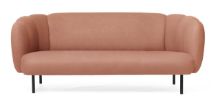 Billede af Warm Nordic Cape 3 Seater W Stitches Sofa L: 200 cm - Blush