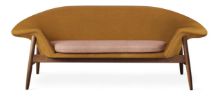 Billede af Warm Nordic Fried Egg Sofa L: 186 cm - Dark Ochre/Pale Rose 