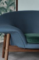 Billede af Warm Nordic Fried Egg Sofa L: 186 cm - Petrol/Forest Green 