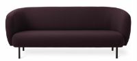 Billede af Warm Nordic Cape 3 Seater Sofa L: 200 cm - Burgundy 