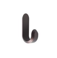 Billede af Normann Copenhagen Curve Mini Knager 2 stk H: 5,8 cm - Mat Brun 