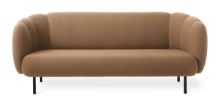 Billede af Warm Nordic Cape 3 Seater W Stitches Sofa L: 200 cm - Latte