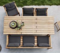 Billede af Cane-line Outdoor Grace 3 Pers. Bænk L: 210 cm - Teak