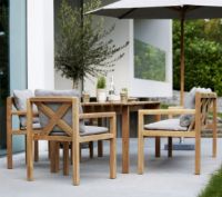 Billede af Cane-line Outdoor Grace Stol SH: 45 cm - Teak