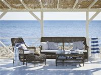 Billede af Sika-Design Georgia Garden Hazel Loungebord 100x60 cm - ALU Natur