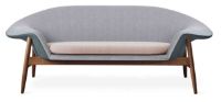 Billede af Warm Nordic Fried Egg Sofa L: 186 cm - Light Green/Petrol/Pale Peach