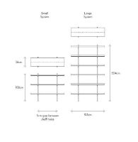 Billede af HANDVÄRK FURNITURE Phantom Shelving System Large H: 204 cm - Grå