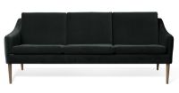 Billede af Warm Nordic Mr. Olsen 3 Seater Sofa L: 200 cm - Smoked Oak/Dark Petrol