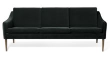 Billede af Warm Nordic Mr. Olsen 3 Seater Sofa L: 200 cm - Smoked Oak/Dark Petrol