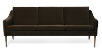 Billede af Warm Nordic Mr. Olsen 3 Seater Sofa L: 200 cm - Smoked Oak/Java Brown