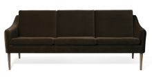 Billede af Warm Nordic Mr. Olsen 3 Seater Sofa L: 200 cm - Smoked Oak/Java Brown