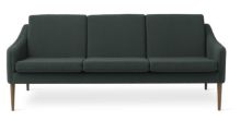 Billede af Warm Nordic Mr. Olsen 3 Seater Sofa L: 200 cm - Smoked Oak/Petrol Shade 