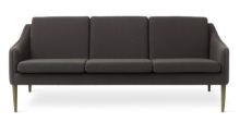 Billede af Warm Nordic Mr. Olsen 3 Seater Sofa L: 200 cm - Smoked Oak/Mocca
