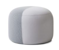 Billede af Warm Nordic Dainty Pouf Ø: 55 cm - Minty Grey/Cloudy White 