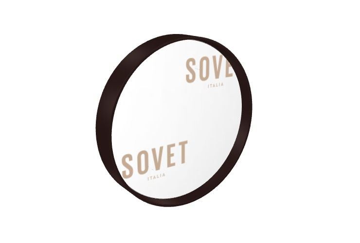 Billede af SOVET Visual Round Spejl  Ø: 31 cm - Mocha/Extralight Mirror