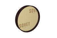 Billede af SOVET Visual Round Spejl  Ø: 31 cm - Mocha/Gold Mirror