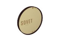 Billede af SOVET Visual Round Spejl  Ø: 52 cm - Mocha/Gold Mirror