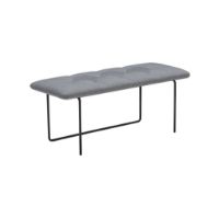 Billede af Wendelbo Tip Toe Bench Medium L: 110 cm - Black Powder Coated Steel/Remix 3 Col. 143