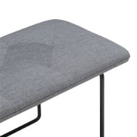 Billede af Wendelbo Tip Toe Bench Medium L: 110 cm - Black Powder Coated Steel/Remix 3 Col. 143