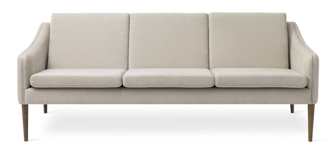 Billede af Warm Nordic Mr. Olsen 3 Seater Sofa L: 200 cm - Smoked Oak/Linen