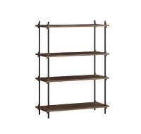 Billede af Moebe Shelving System Medium 115x86 cm - Smoked Oak/Black