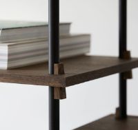 Billede af Moebe Shelving System Medium 115x86 cm - Smoked Oak/Black
