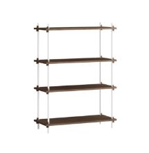 Billede af Moebe Shelving System Medium 115x86 cm - Smoked Oak/White


