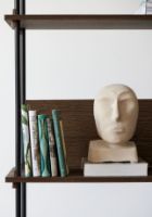 Billede af Moebe Shelving System 200x85 cm - Smoked Oak/White