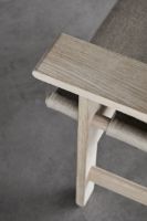 Billede af Fredericia Furniture 2031 The Canvas Chair af Børge Mogensen SH: 41,5 cm - Natur Canvas/Lys Olieret Eg