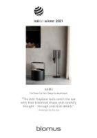 Billede af Blomus Ashi Fireplace Tool Set 5 pcs Ø: 22 cm - Brown 