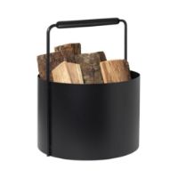 Billede af Blomus Ashi Firewood Basket Ø: 22 cm - Black 