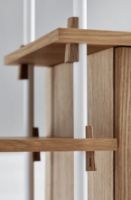 Billede af Moebe Shelving System S.85.1.B 85x85 cm - Oak/White