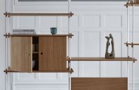 Billede af Moebe Shelving System S.85.1.B 85x85 cm - Oak/White