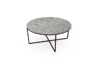 Billede af SOVET Piktor Sofabord  Ø: 80 cm - Mocha/Ceramics Ceppo di Gré