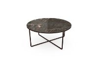 Billede af SOVET Piktor Sofabord  Ø: 80 cm - Mocha/Ceramics Ombra di Caravaggio