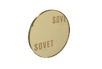 Billede af SOVET Visual Round Spejl  Ø: 110 cm - Burnished Brass/Gold Mirror