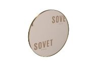 Billede af SOVET Visual Round Spejl  Ø: 150 cm - Burnished Brass/Bronzed Mirror
