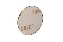 Billede af SOVET Visual Round Spejl  Ø: 150 cm - Burnished Brass/Bronzed Mirror